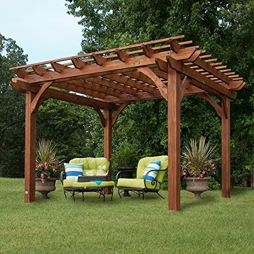 Backyard Discovery Cedar Pergola: Amazon.es: Jardín