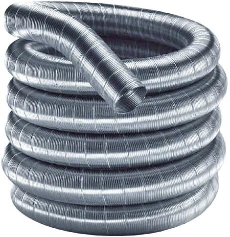 Duraflex 6'' x 15' DuraFlexSS 304 Stainless Steel Chimney Liner - 6DF304-15