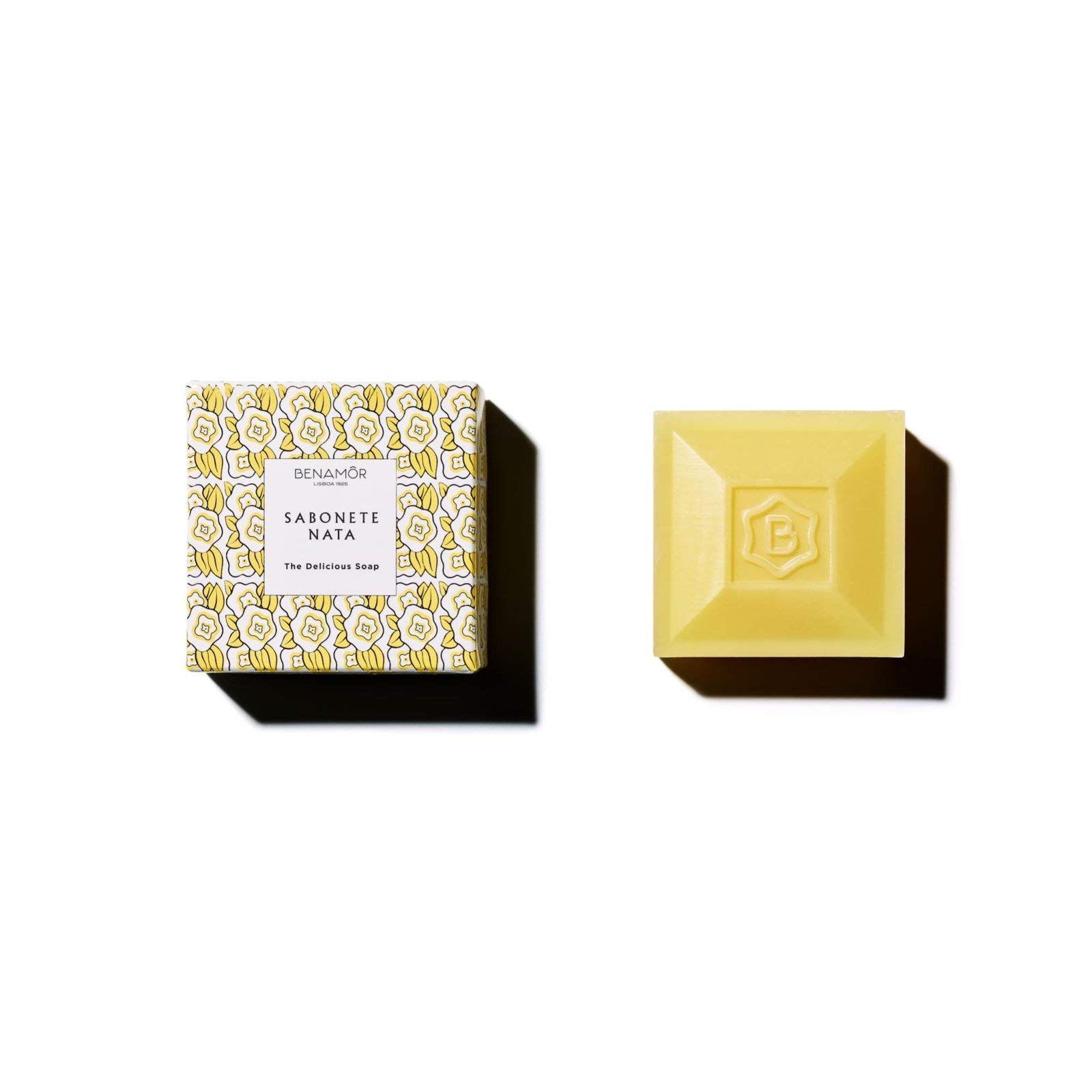 Benamôr NATA The Delicious Soap - Traditional Recipe - Moisturises and Protects - Gourmet Scent, Paraben Free - 100 g Soap Bar