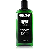 Brickell Men's Acne Face Wash for Men, Natural and Organic Men's Acne Face Wash to Cleanse Skin and Eliminate Acne, Clears Breakouts, 2% Salicylic Acid, 6 Ounces