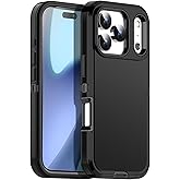 AICase for iPhone 17 Pro Case(6.3"),Heavy Duty Drop Protection Full Body Rugged Shockproof/Drop Proof/Dust Proof Military Protective Tough Durable Phone Cover for iPhone 17 Pro 2025_BG024