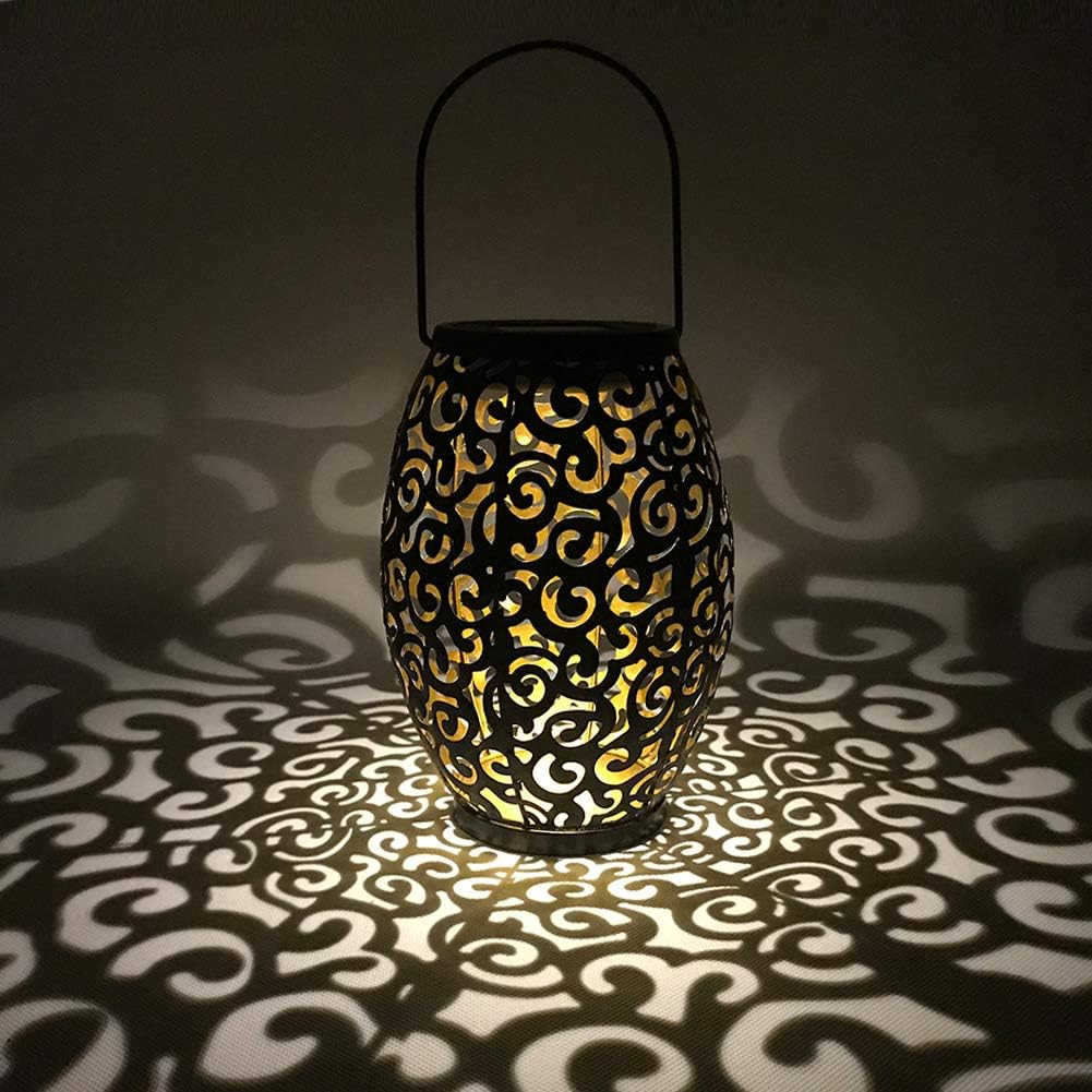 Lantern Solar, WZTO Solar Lantern Lights IP 44 LED Solar Lights Outdoor Decorative Hanging Garden Lantern for Garden Lawn Patio Yard