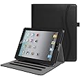 Fintie Case for iPad 4th Generation/iPad 3rd Gen (2012 Model), iPad 2 (2011 Model) 9.7 inch Tablet - [Corner Protection] Multi-Angle Viewing Smart Cover w/Pocket Auto Sleep/Wake, Black