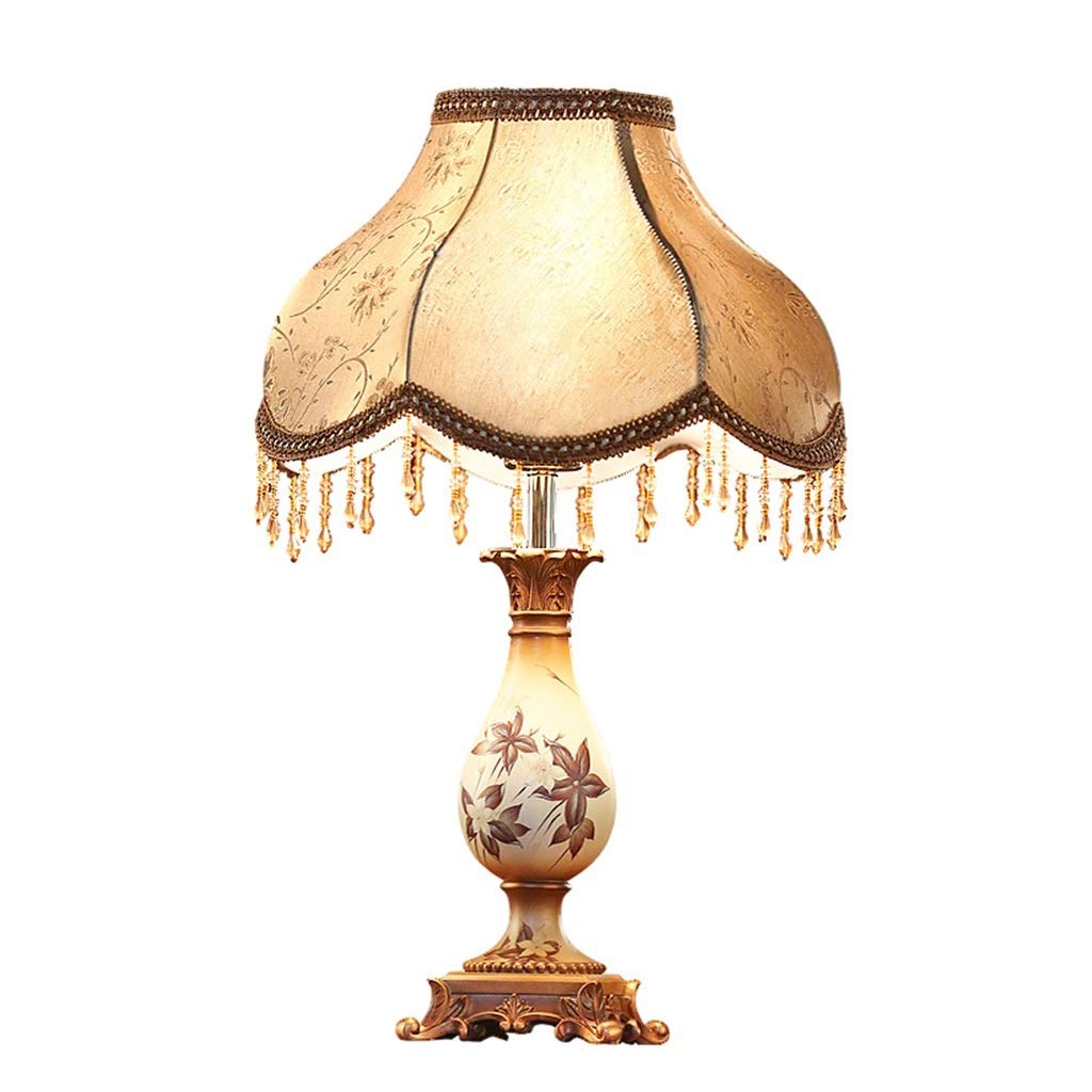 BJL Reading Lamp Resin Table Lamp, European Retro Interior Lighting