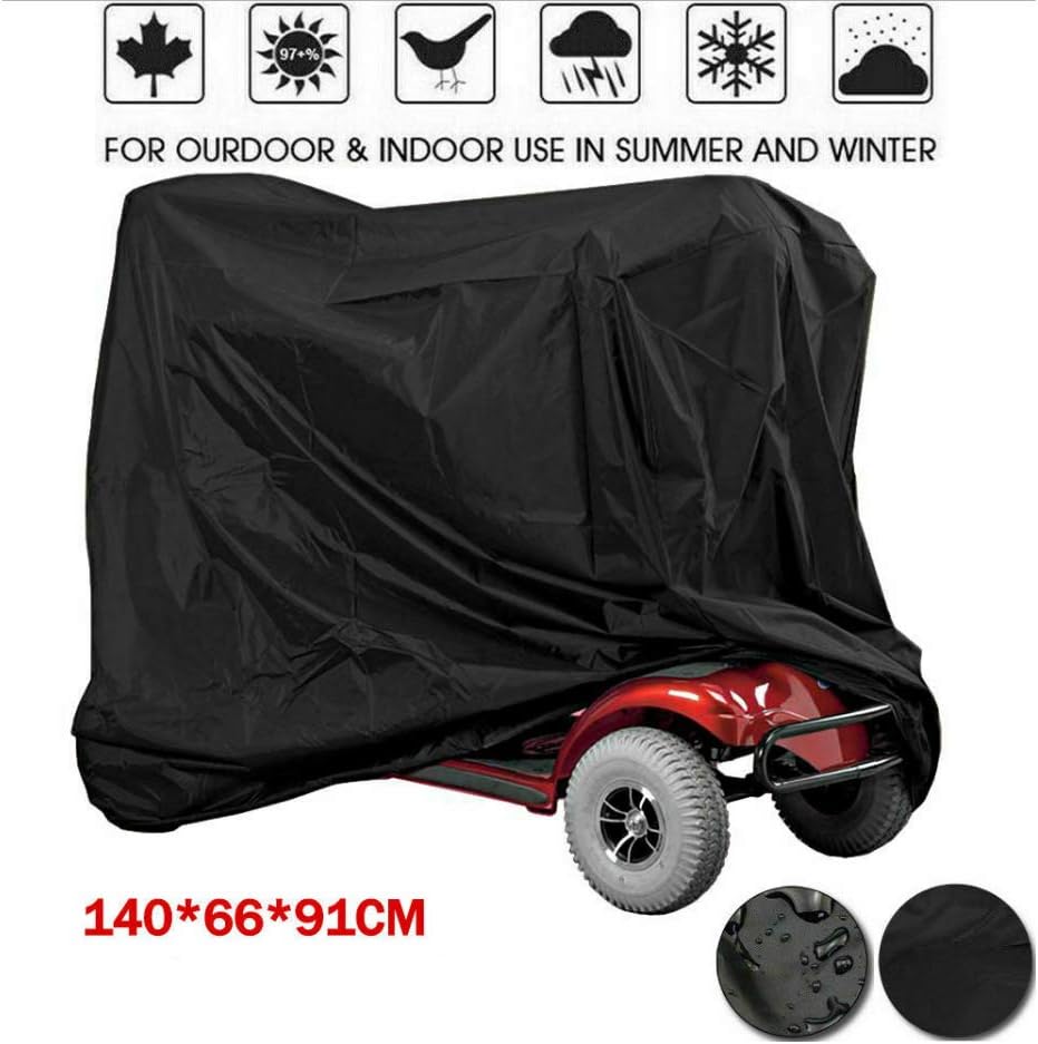 tmhome Waterproof Mobility Scooter Cover,Outdoor Rain Cover，Black