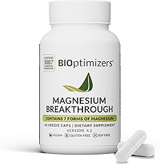 BIOptimizers Magnesium Breakthrough Complex Supplement with 7 Forms of Mg: Glycinate, Malate, Citrate, and More - Natural Sup