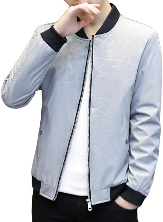 Amazon Baluote メンズ コート スタジャン ハンサム おしゃれ 春 ジャケット ブルゾン 薄手 アウトドア 立ち襟 カジュアル おしゃれ コート ジャケット 通販