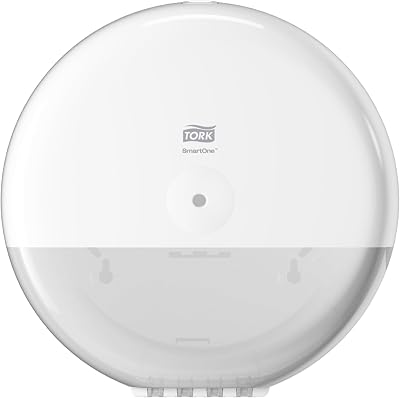 Tork SmartOne Toilet Roll Dispenser White T8 High Capacity Elevation