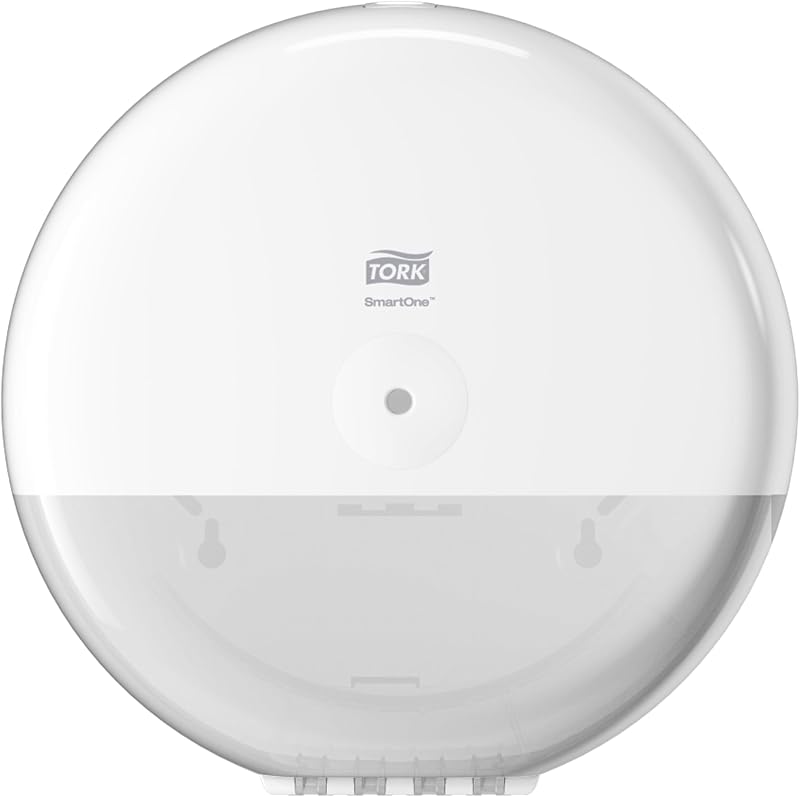 Tork SmartOne Toilet Roll Dispenser White T8 High Capacity Elevation