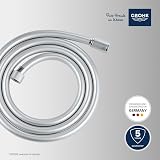 GROHE VitalioFlex Silver Smooth Shower Hose 1.75m TwistStop G1/2 Chrome view 2