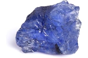 GEMHUB 18.05 Ct Natural Rough Sapphire Gems - Certified Blue Sapphire Raw for Cabbing, Wire Wrapping DP-570