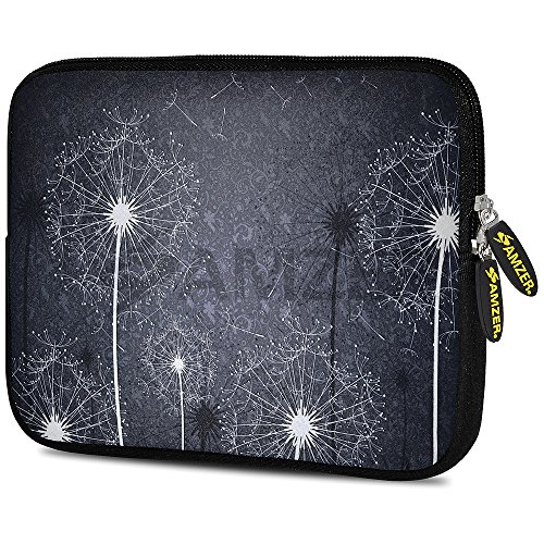 Amzer 7.0-7.75 Inches Designer Neoprene Sleeve Case for iPad/Tablet/e-Reader and Notebooks, Dandelions Bloom (AMZ5231077)