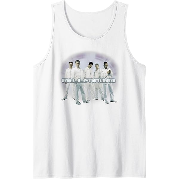 Amazon.com: Backstreet Boys – Millenium Pose 2025 White Tank Top