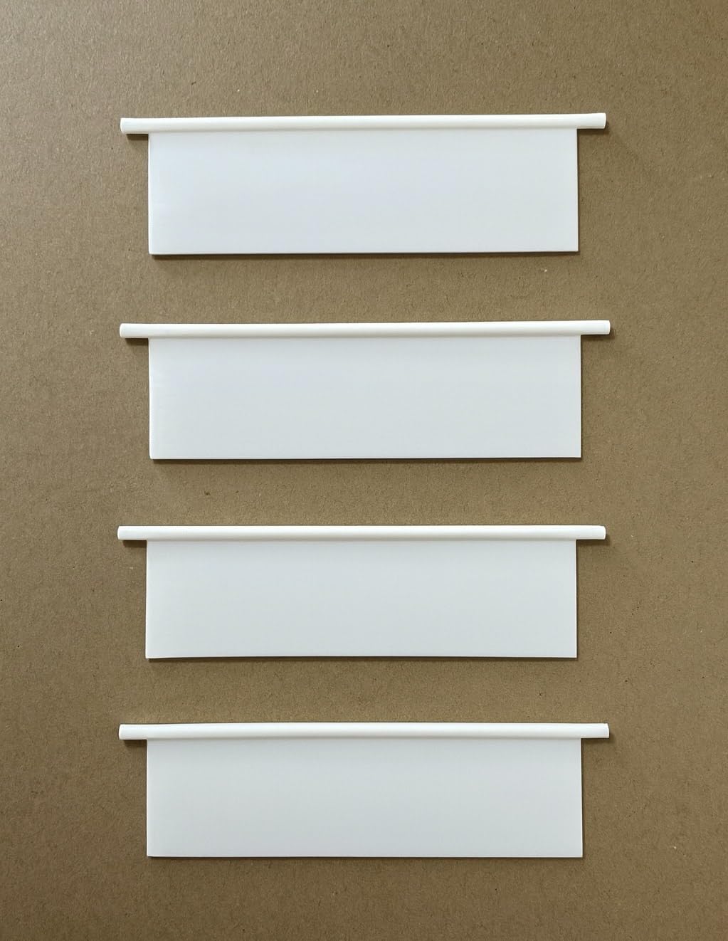 Photo 1 of 4 inch Dryer air exhaust vent cover panel replacements, newly upgraded for better heat and UV resistance and longer arms, plastic color molded so won't scratch or fade. Made and Assembled in USA