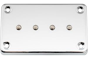 MUSICLILY Artec EBC4 Ceramic Sidewinder Mudbucker Style Bass Pickup Neck Pickup 30K for Epiphone/USA SG EB Style Electric Bass, Chrome