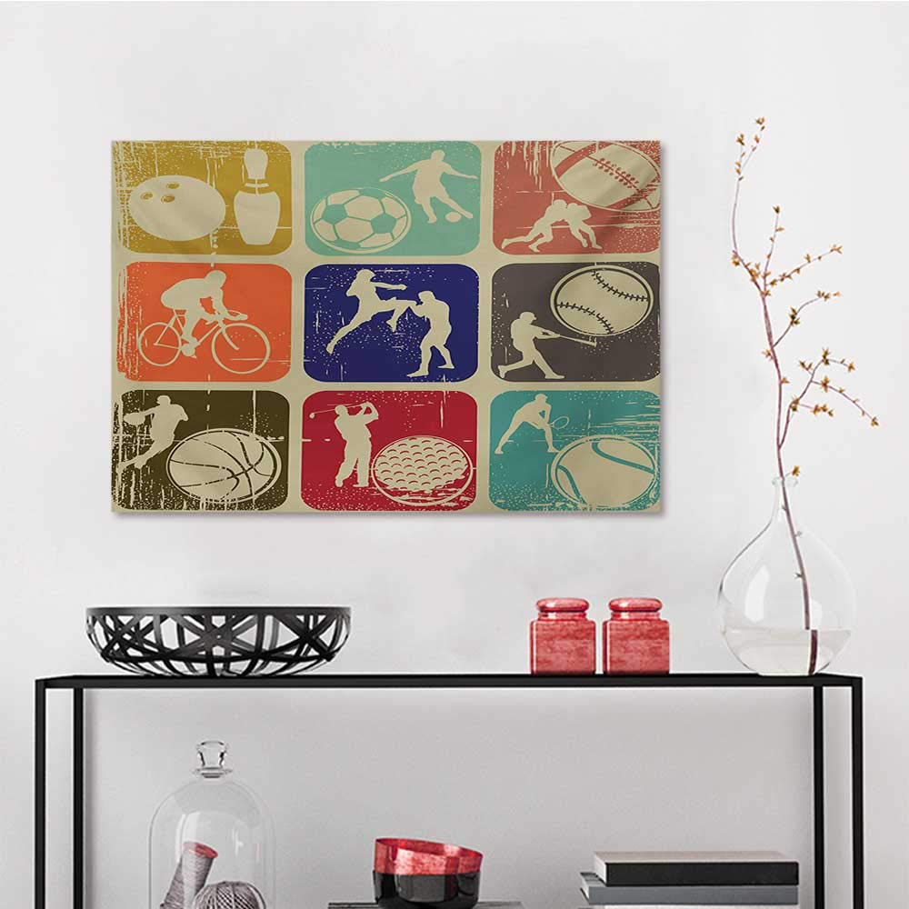 Amazon Com Mdxizc Light Luxury American Oil Painting Sports