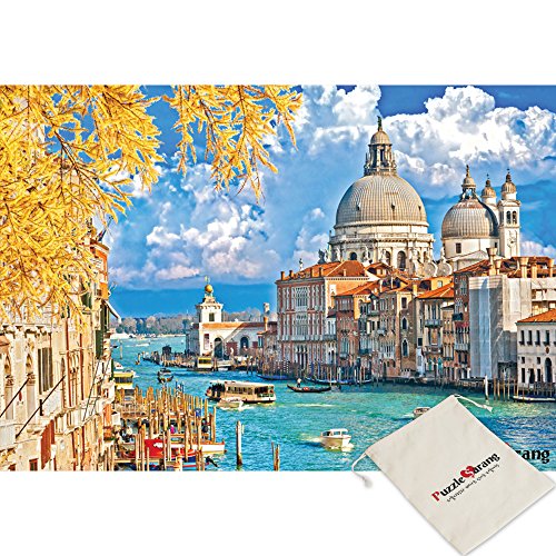 Puzzle Korea,Church Of Santa Maria Della Salute In Venice - 2000 Piece Mini Jigsaw Puzzle [Pouch Included]