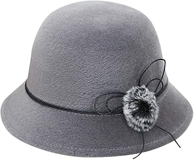 grey ascot hat