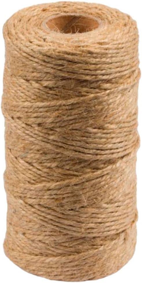 Master Ukraine 1 PcsX300 Feet Natural Jute Twine Arts and Crafts Jute Rope Packing String For Gifts Festive Decoration Bundling Gardening Repair Fixing Household Accessory and Packaging