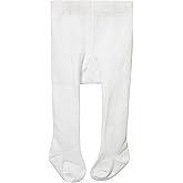 YIFENGH Baby Girls Tights White Thick Leggings Stockings Cotton Pantyhose for Newborn Infant Toddler 1Pack