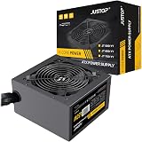 JUSTOP 650W PSU ATX Switching Power Supply 120mm Fan 8-Pin 12V PCIe 6x SATA view 8