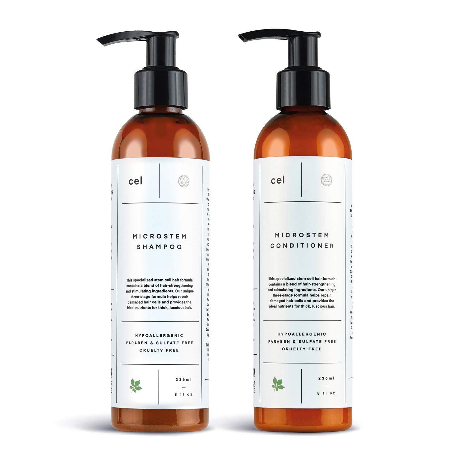 Amazon Com Cel Microstem Hair Thickening Shampoo And Conditioner