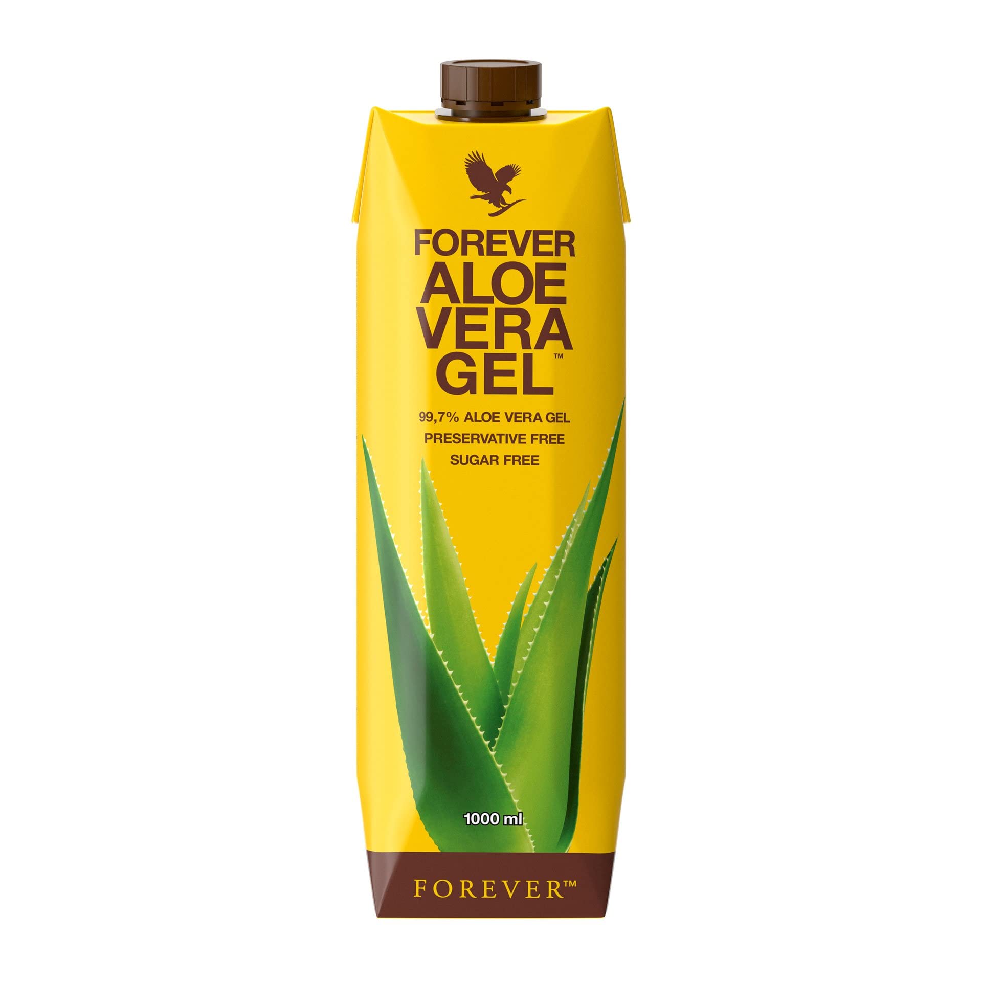 Forever Living Products Aloe Vera Gel, 1000ml, 99.7% inner leaf Aloe Vera gel, Preservative & Sugar Free, Gluten Free, Vegan friendly