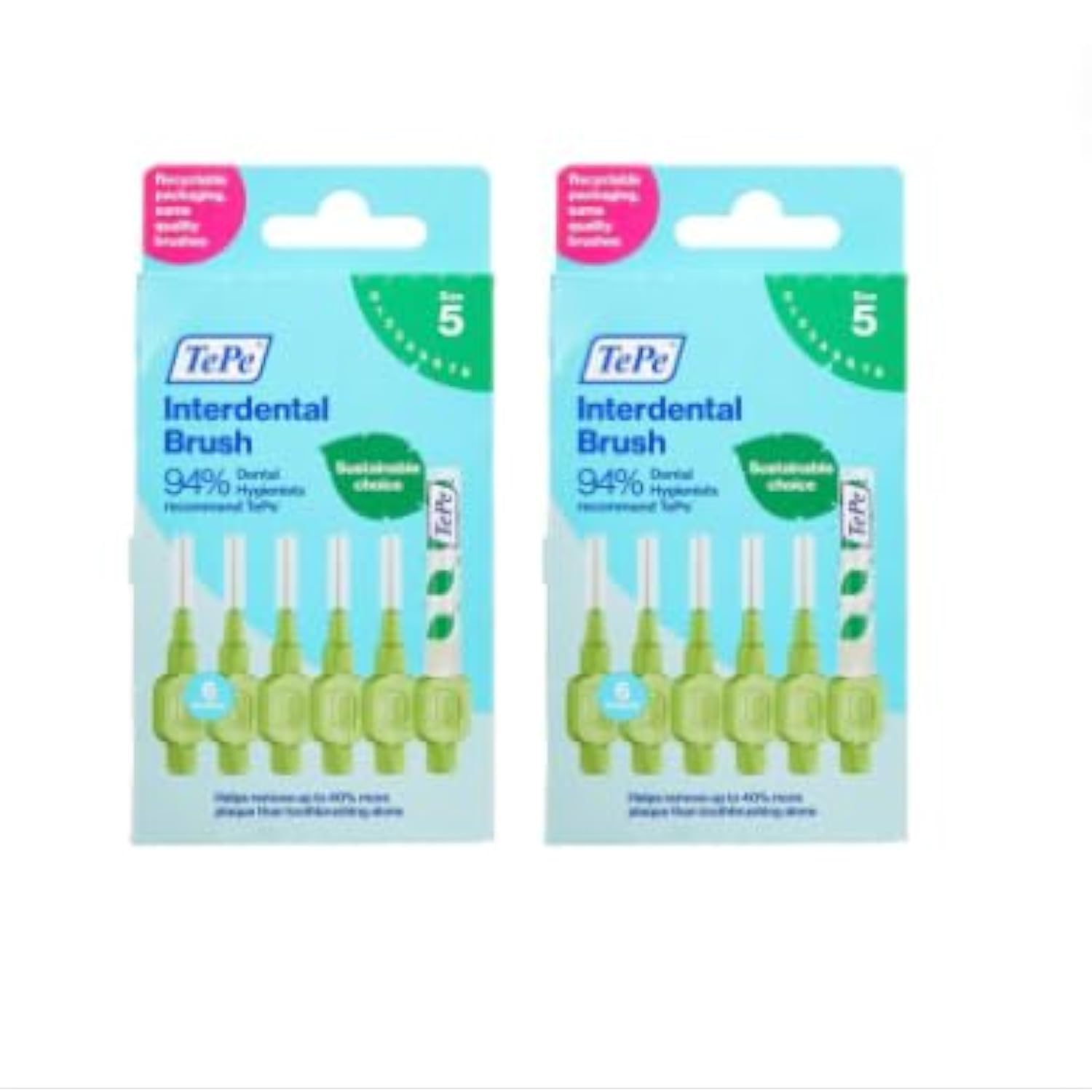 MM Tepe Interdental Brush Green Size 5-2 Pack