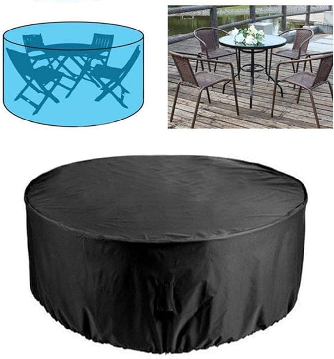 WLKQ Funda Mesa Jardin, Funda Muebles Patio, Funda Protectora