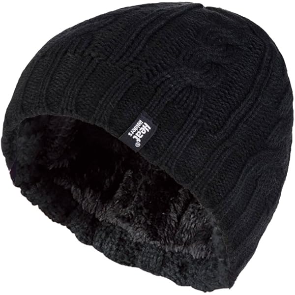 HEAT HOLDERS - Womens Crochet Knitted Fleece Insulated Thermal