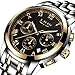 FOVICN Baby-Boy's DS14 Quartz Luxury Chronograph Sports Waterproof Steel Band Analog Wrist Watch