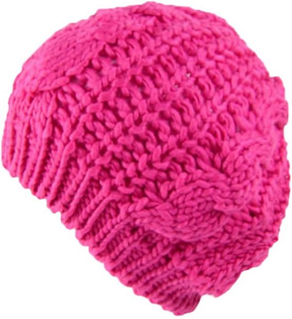 Kamiye - Gorro de Invierno para Mujer, Tela Holgado, cálido, Suave