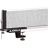 JOOLA Premium Avanti Table Tennis Net and Post Set - Portable and Easy Setup 72" Regulation Size Ping Pong Screw On Clamp Net