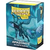 Dragon Shield | Standard Size Matte Card Sleeves | 100 CT - Smooth &amp; Tough TCG Sleeves - Compatible with Pokemon, Flesh &amp; Blood, One Piece &amp; Magic The Gathering | Amazonite