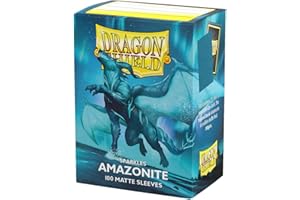 Dragon Shield | Standard Size Matte Card Sleeves | 100 CT - Smooth & Tough TCG Sleeves - Compatible with Pokemon, Flesh & Blood, One Piece & Magic The Gathering | Amazonite