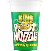 Pot Noodle King Pot Noodles Chicken &amp; Mushroom Flavour (114g) - Pack of 6