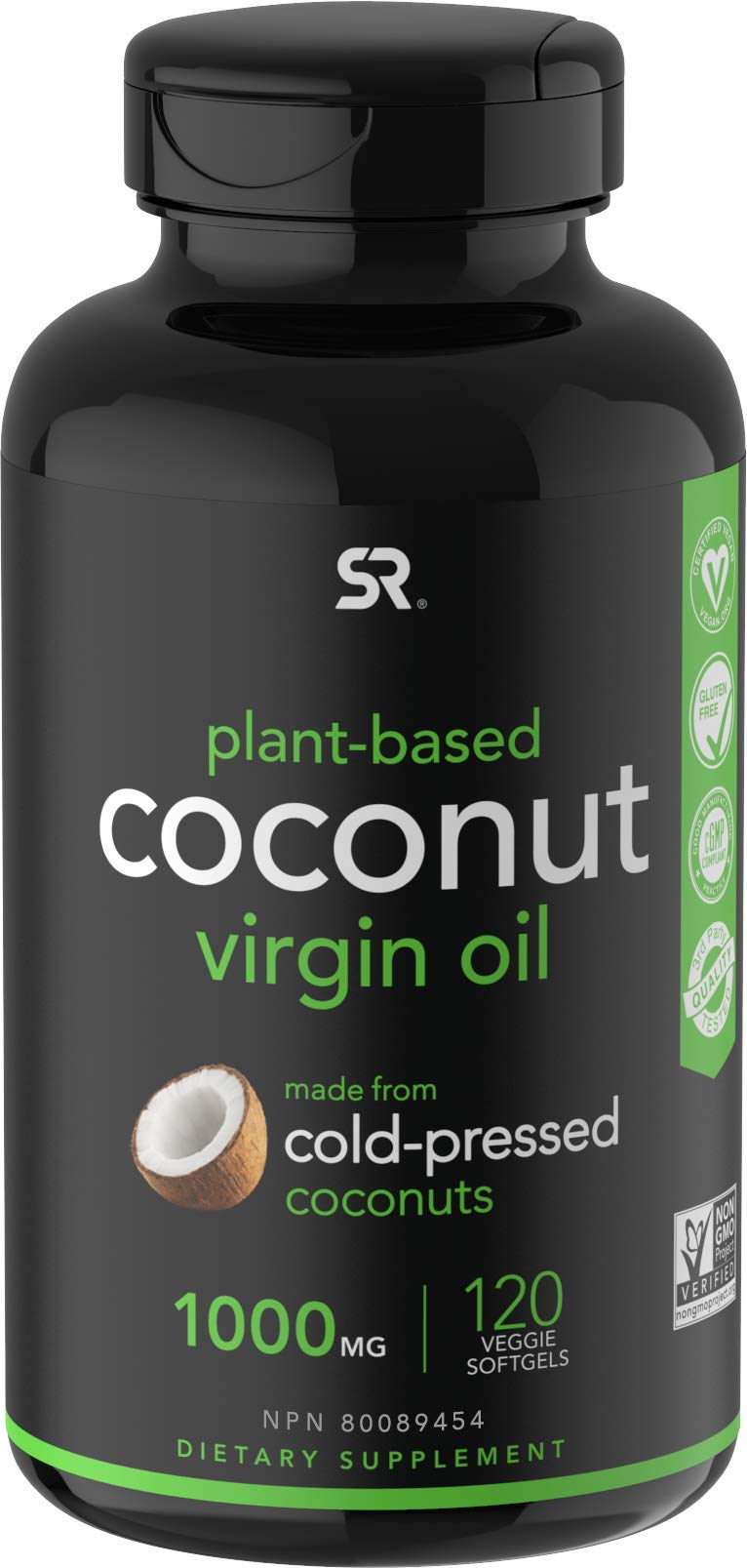 Extra Virgin Organic Coconut Oil Capsules The Only Vegan Certified