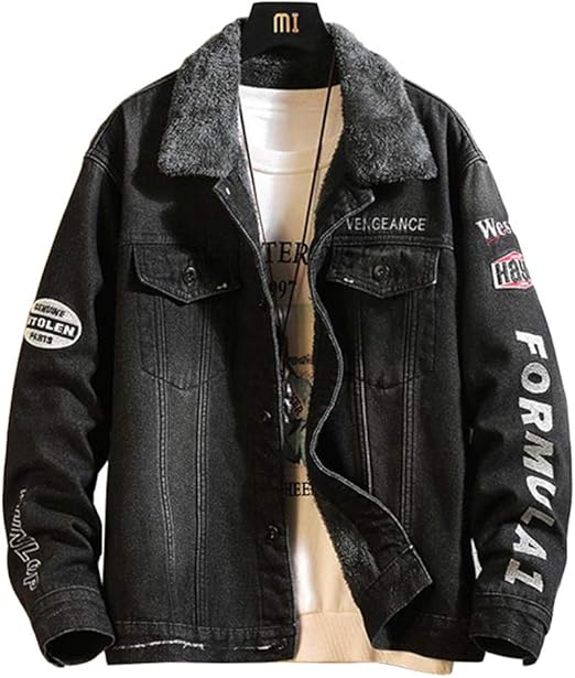 Amazon Yyq Shop デニムジャケット メンズ 裏ボア ジージャン 厚手 ゆったり 防寒 コート デニム カジュアル ジャケット 裏起毛 あったか Gジャン 保温 大きいサイズ アウター 冬 ストリート コート ジャケット 通販