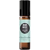 Edens Garden Ocean Breeze Essential Oil Roll-On Blend- 100% Pure Premium Grade, Natural, Therapeutic, Aromatherapy, Kid & Skin Safe, The Best for Comfort, Relaxation Pre-Diluted 10 ml (.33 fl oz)