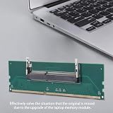 Diyeeni DDR3 Memory Adapter Card Notebook SO-DIMM to Desktop DIMM 204 Pin to view 2