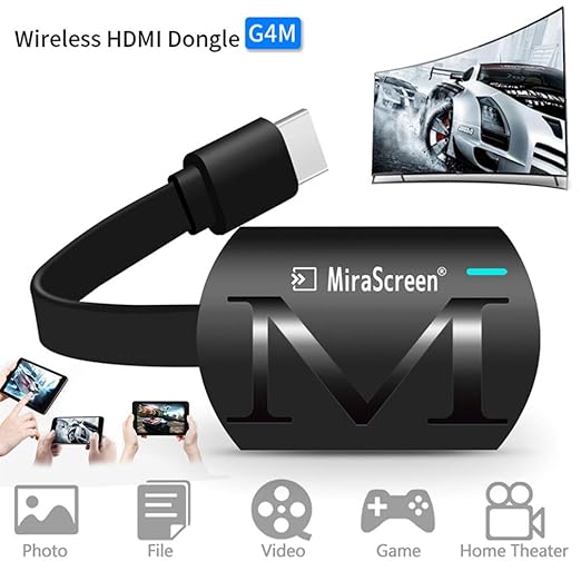 CHARGER DOCK 1080P HDMI Receptor inalámbrico de Pantalla Receptor ...