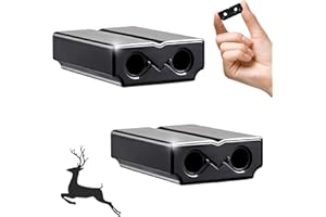 CPWUFIYD Deer Whistles for Car - Deer Horn for Vehicles, Trunks, Motorcycle, SUV, Deer deterrent Warning Devices Animal Alert for Cars with Extra Tapes（2 Pack）