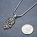Aoiy Men's Stainless Steel Star of David Pendant Necklace, 23
