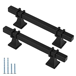 Lepatape 3-3/4inch Matte Black Cabinet Pulls