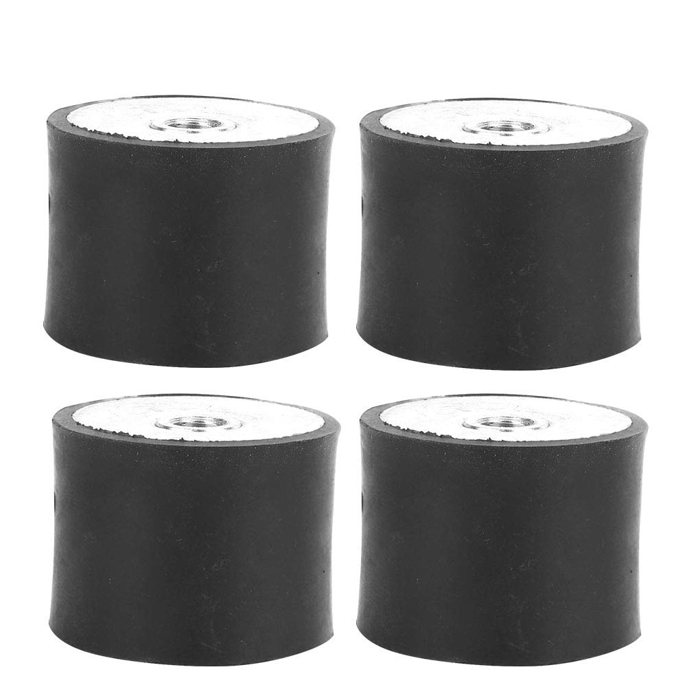 4PCS Rubber Mount Non-toxic Cylindrical Anti-Vibration Isolator Rubber Vibration Isolation Mounts, Rubber Mounts Anti Vibration Bobbin Isolator Damper(DD40*30 M10)