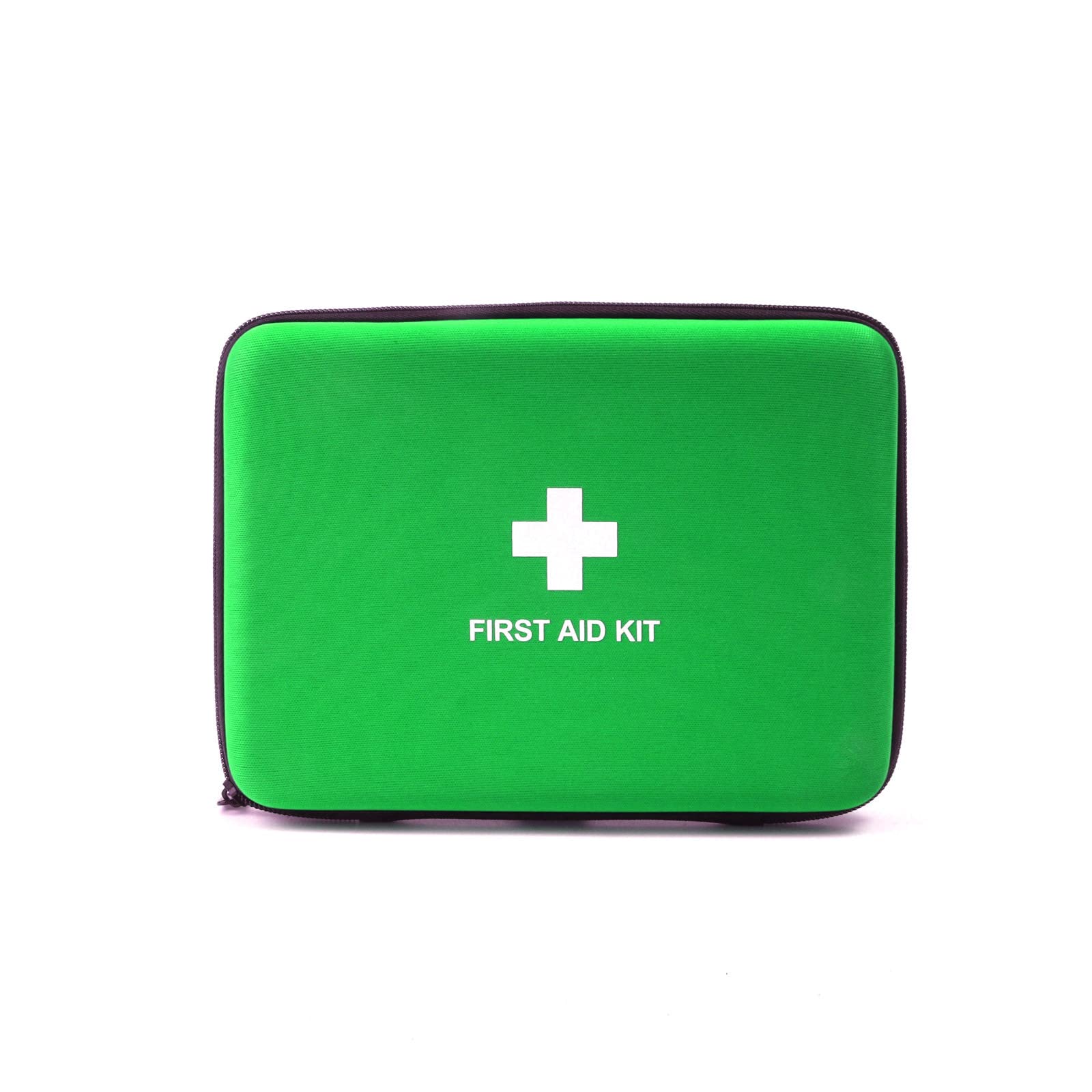 Jipemtra First Aid Hard Case - Empty EVA Shell Medical Case for Home, Emergency Responder, Camping, Outdoors (Green SQW)