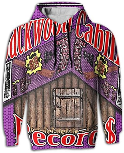 Adult's Pullover Hoodie Sweatshirt With Pockets 3D Full Print Backwood Cigars Design For Men Women