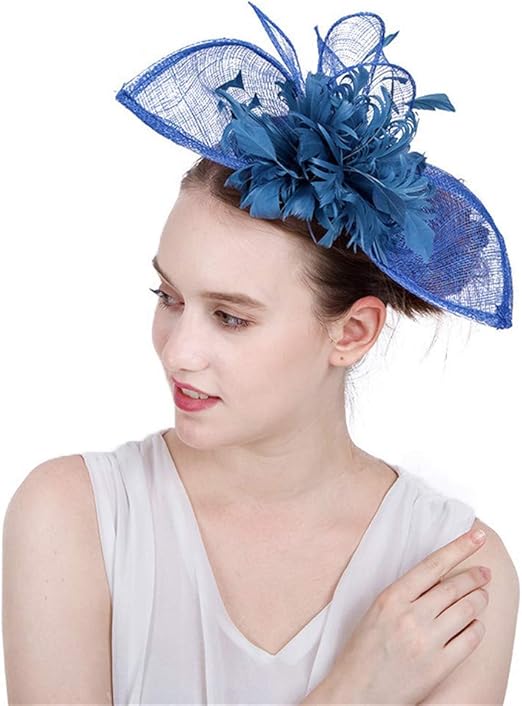 navy and cream hats and fascinators