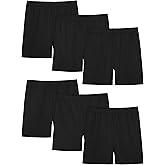 FEOEOR 6 Pack Girls Bike Shorts Cartwheel Toddler Biker Under Dress Dance Multi-Color Kids Shorts Girls Clothes