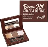 Barry M Cosmetics Brow Kit Medium 3-Step Shaping Defining Highlighting Tool view 2